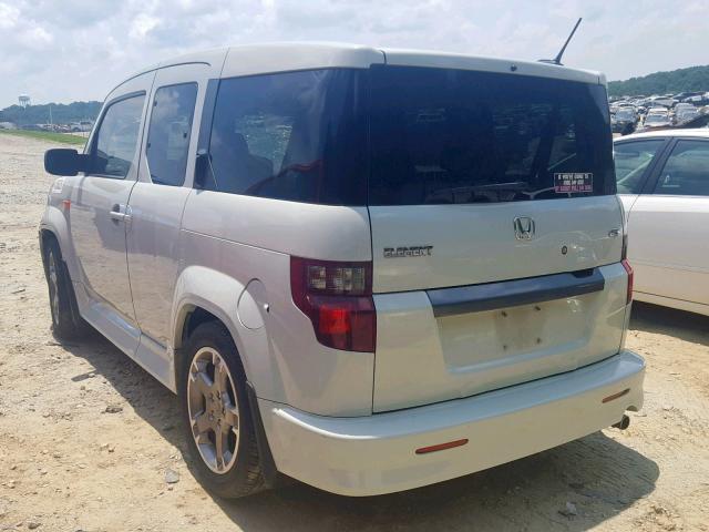 5J6YH1H92AL005022 - 2010 HONDA ELEMENT SC WHITE photo 3