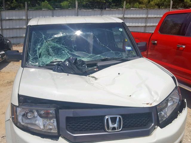 5J6YH1H92AL005022 - 2010 HONDA ELEMENT SC WHITE photo 9