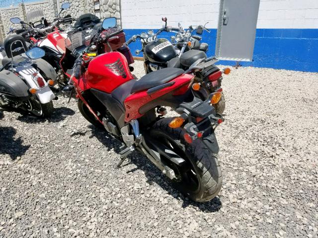 MLHPC4405D5000170 - 2013 HONDA CBR500 RA- RED photo 3