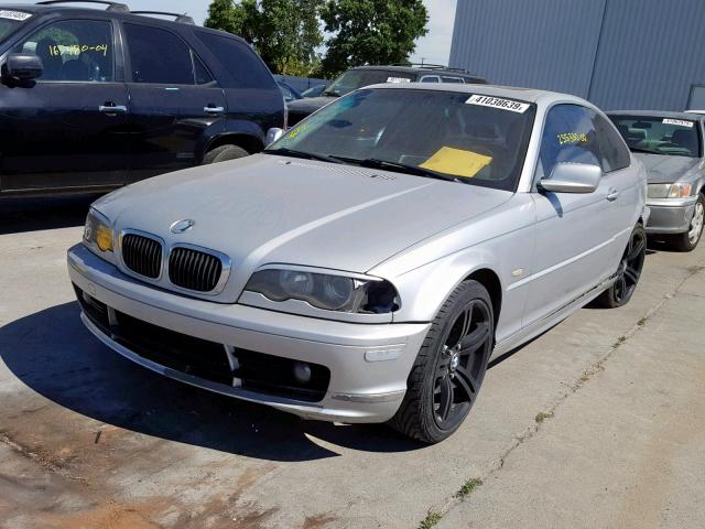 WBABM3342YJN62241 - 2000 BMW 323 CI SILVER photo 2