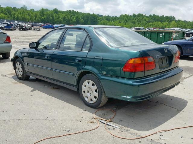 2HGEJ6611XH512573 - 1999 HONDA CIVIC BASE GREEN photo 3