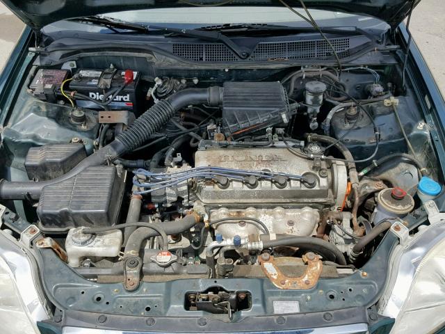 2HGEJ6611XH512573 - 1999 HONDA CIVIC BASE GREEN photo 7