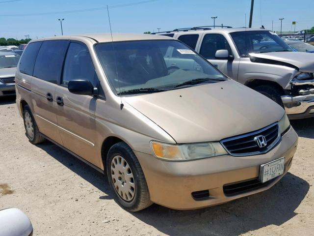 2HKRL18542H518154 - 2002 HONDA ODYSSEY LX GOLD photo 1