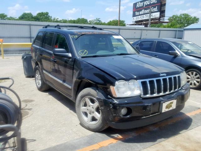 1J4HS58N16C316695 - 2006 JEEP GRAND CHER BLACK photo 1