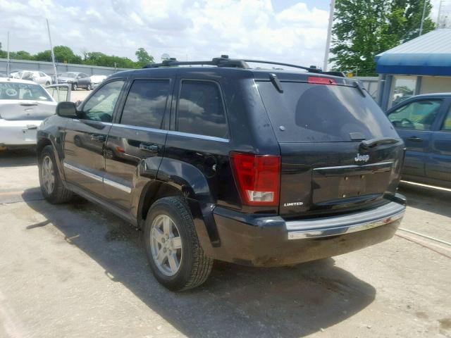 1J4HS58N16C316695 - 2006 JEEP GRAND CHER BLACK photo 3