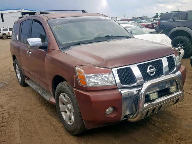 5N1AA08BX4N706761 - 2004 NISSAN ARMADA SE BROWN photo 1