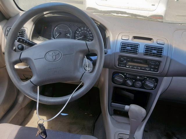 1NXBR12E7XZ145788 - 1999 TOYOTA COROLLA VE WHITE photo 9