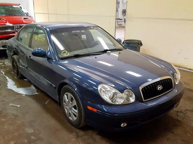 KMHWF25S55A131243 - 2005 HYUNDAI SONATA GL BLUE photo 1