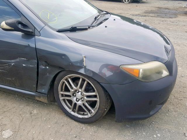 JTKDE167960141969 - 2006 TOYOTA SCION TC GRAY photo 9