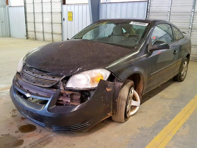 1G1AL15F877127409 - 2007 CHEVROLET COBALT LT BLACK photo 2