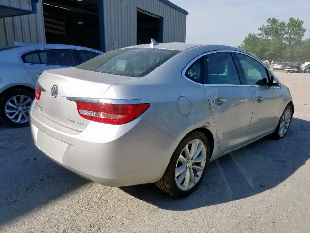 1G4PP5SK6C4139757 - 2012 BUICK VERANO SILVER photo 4