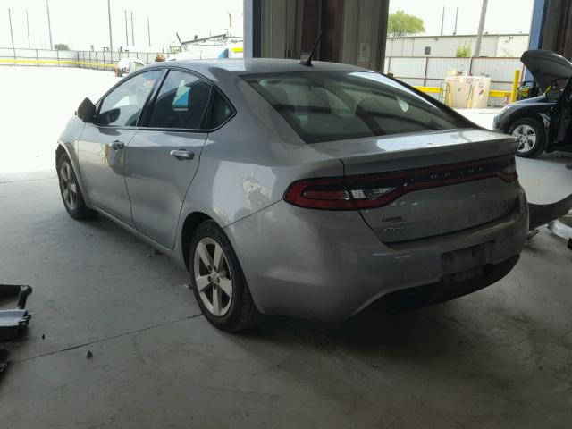 1C3CDFBB3FD172581 - 2015 DODGE DART SXT GRAY photo 3