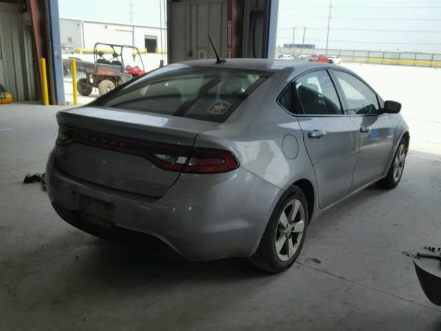 1C3CDFBB3FD172581 - 2015 DODGE DART SXT GRAY photo 4