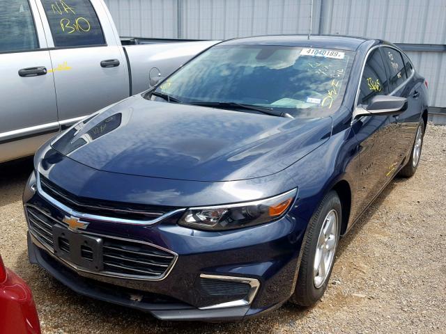 1G1ZB5ST2JF118807 - 2018 CHEVROLET MALIBU LS BLUE photo 2