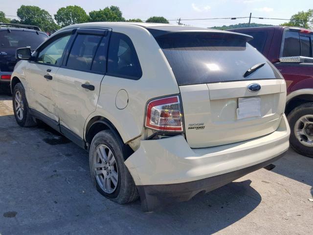 2FMDK46C97BA58309 - 2007 FORD EDGE SE WHITE photo 3