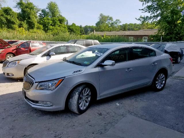 1G4GB5G35GF279972 - 2016 BUICK LACROSSE SILVER photo 2