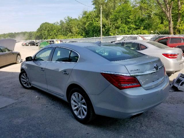 1G4GB5G35GF279972 - 2016 BUICK LACROSSE SILVER photo 3