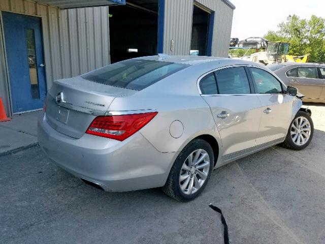 1G4GB5G35GF279972 - 2016 BUICK LACROSSE SILVER photo 4