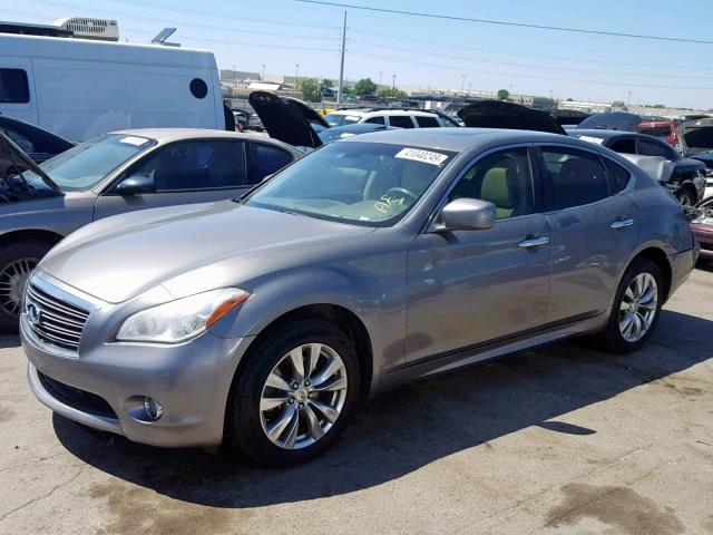 JN1BY1AR3CM394484 - 2012 INFINITI M37 X GRAY photo 2