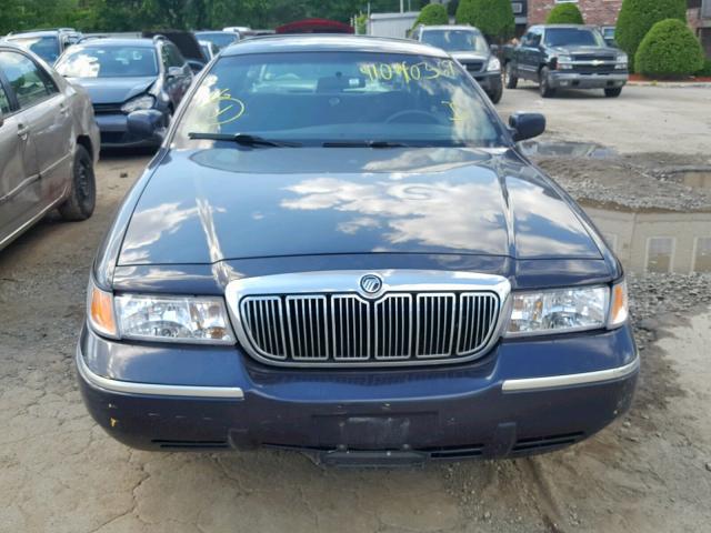 2MEFM74W8XX604346 - 1999 MERCURY GRAND MARQ BLUE photo 9