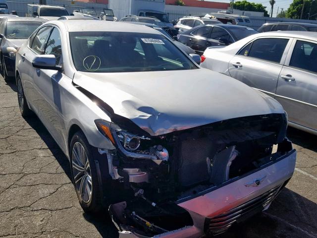 KMHGN4JE7JU244140 - 2018 GENESIS G80 BASE SILVER photo 1