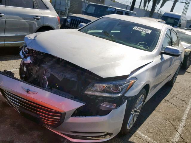 KMHGN4JE7JU244140 - 2018 GENESIS G80 BASE SILVER photo 2