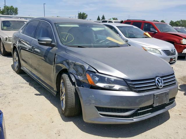 1VWAT7A3XEC022572 - 2014 VOLKSWAGEN PASSAT S GRAY photo 1