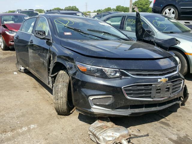 1G1ZB5STXGF340956 - 2016 CHEVROLET MALIBU LS BLACK photo 1