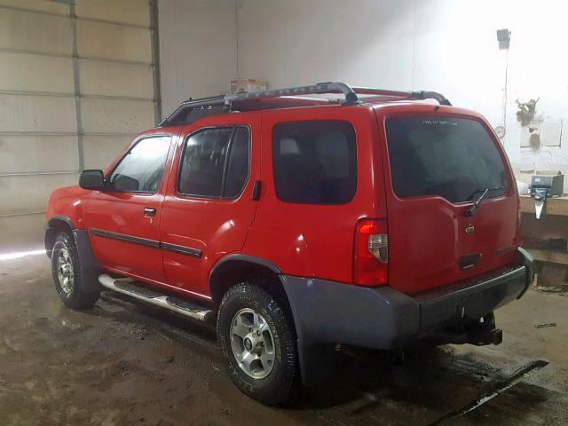 5N1ED28Y4YC541297 - 2000 NISSAN XTERRA XE RED photo 3