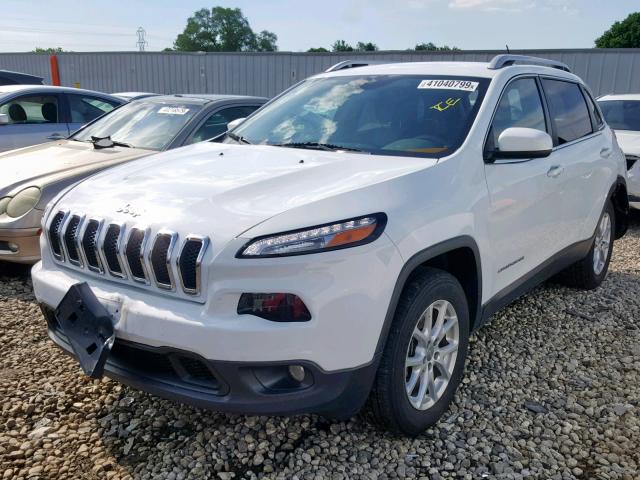 1C4PJMCS4EW179793 - 2014 JEEP CHEROKEE L WHITE photo 2