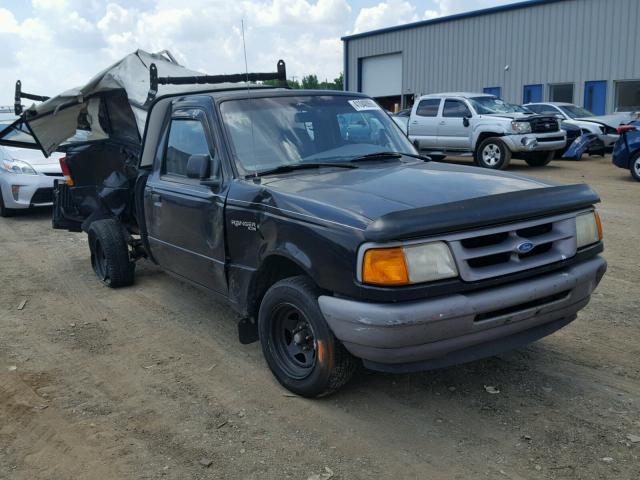 1FTCR10A1VTA17591 - 1997 FORD RANGER BLACK photo 1