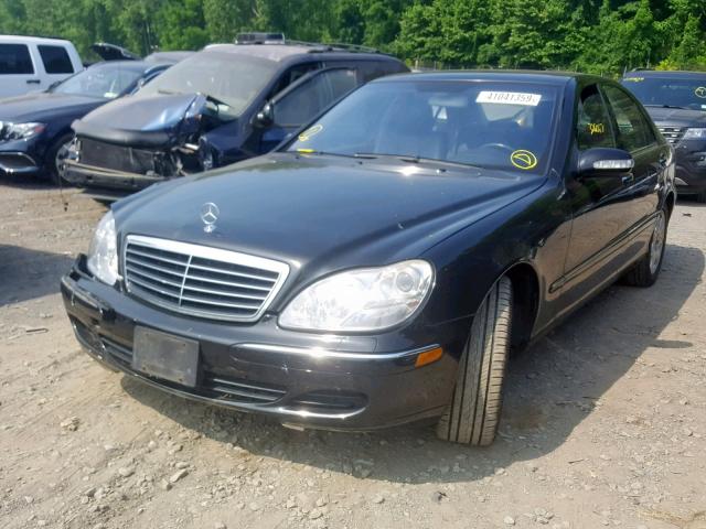 WDBNG83J76A480866 - 2006 MERCEDES-BENZ S 430 4MAT BLACK photo 2