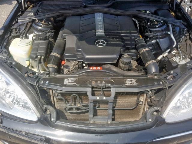 WDBNG83J76A480866 - 2006 MERCEDES-BENZ S 430 4MAT BLACK photo 7