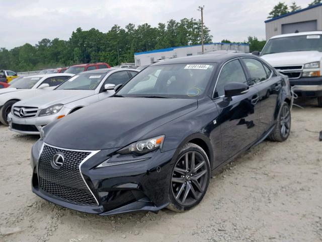 JTHBF1D25E5024683 - 2014 LEXUS IS 250 BLACK photo 2