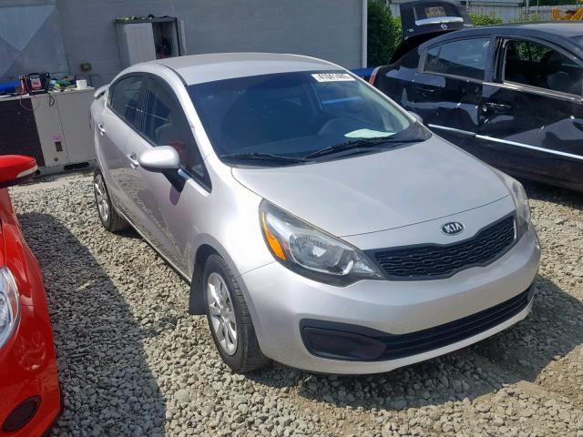 KNADM4A36D6147851 - 2013 KIA RIO LX WHITE photo 1