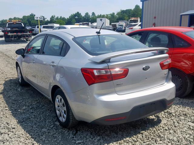 KNADM4A36D6147851 - 2013 KIA RIO LX WHITE photo 3