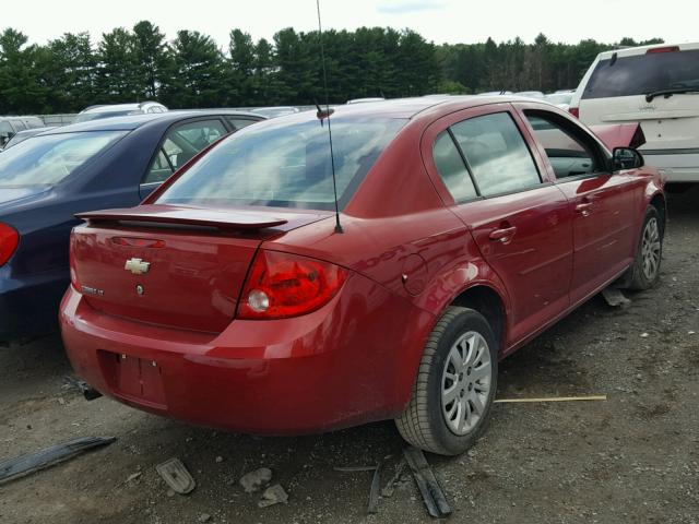 1G1AD5F59A7165412 - 2010 CHEVROLET COBALT 1LT RED photo 4