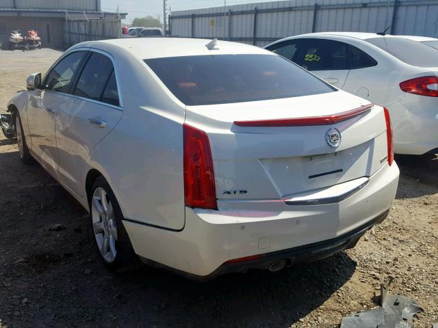 1G6AC5SX4D0146638 - 2013 CADILLAC ATS PERFOR WHITE photo 3