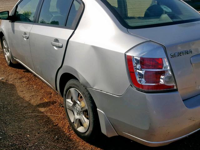 3N1AB61E89L616463 - 2009 NISSAN SENTRA 2.0 SILVER photo 9