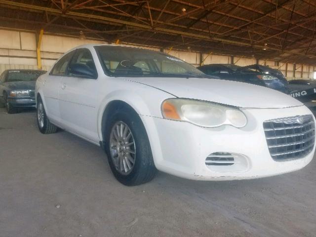 1C3EL46X55N692571 - 2005 CHRYSLER SEBRING WHITE photo 1