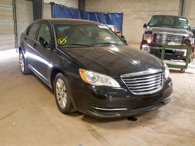 1C3CCBAB4EN208090 - 2014 CHRYSLER 200 LX BLACK photo 1