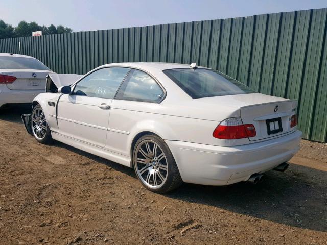 WBSBL934X5PN60375 - 2005 BMW M3 WHITE photo 3