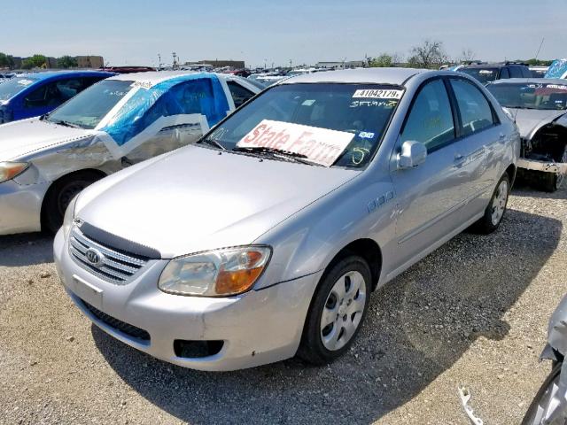 KNAFE121975449680 - 2007 KIA SPECTRA EX SILVER photo 2