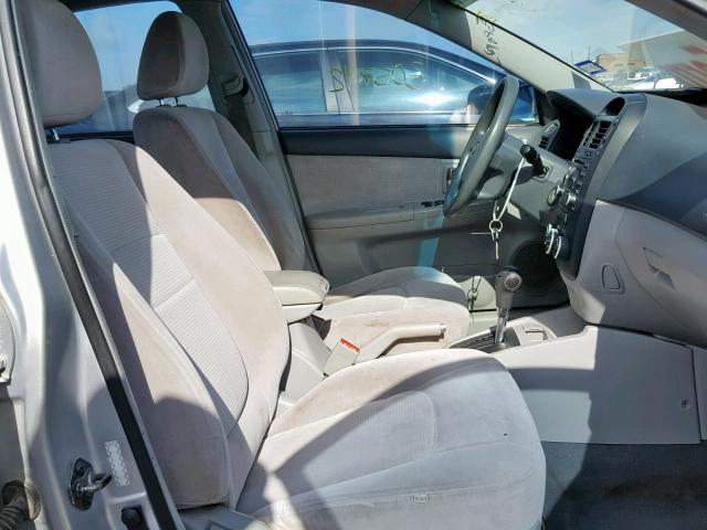 KNAFE121975449680 - 2007 KIA SPECTRA EX SILVER photo 5