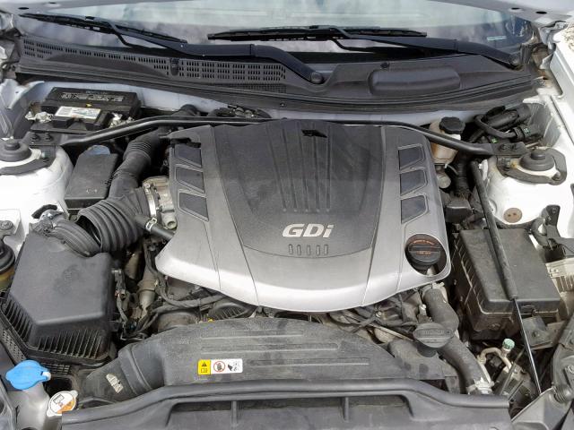 KMHHT6KJ4FU129603 - 2015 HYUNDAI GENESIS CO WHITE photo 7