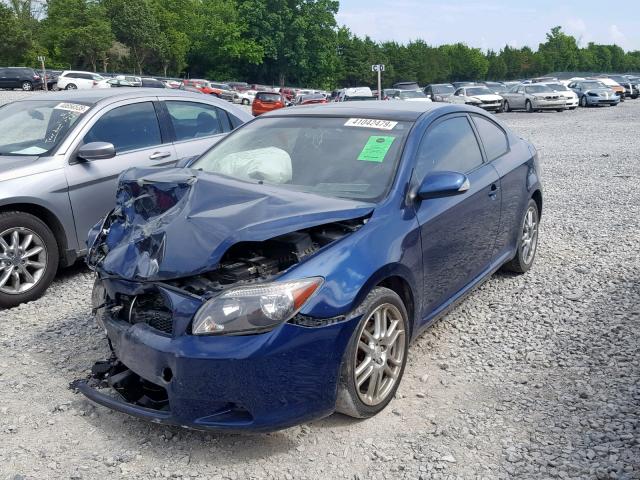JTKDE177050015657 - 2005 TOYOTA SCION TC ლურჯი ფოტო 2