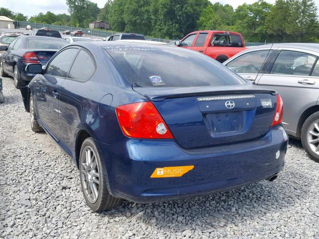 JTKDE177050015657 - 2005 TOYOTA SCION TC ლურჯი ფოტო 3