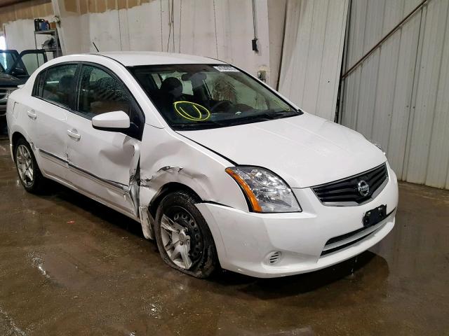 3N1AB6AP7BL686334 - 2011 NISSAN SENTRA 2.0 WHITE photo 1