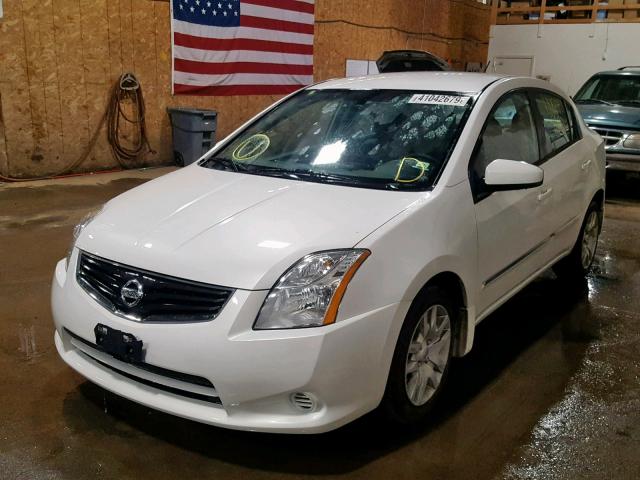 3N1AB6AP7BL686334 - 2011 NISSAN SENTRA 2.0 WHITE photo 2