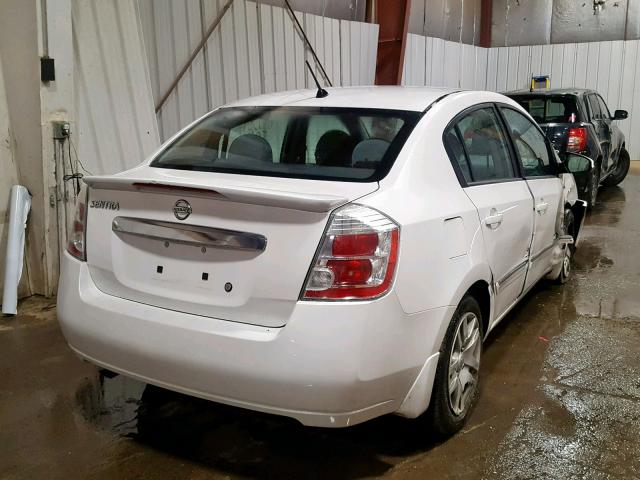 3N1AB6AP7BL686334 - 2011 NISSAN SENTRA 2.0 WHITE photo 4